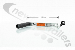 20-HADR-29 WITHOUT SOCKET Dawbarn Cover Sheet Front & Side Winch Drive Handle Only
