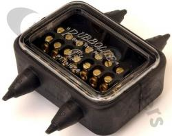 108/01/00  Rubbolite Junction Box With Clear Cover & Without Wiring Block - Height 38mm