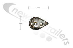 85908 Rubbolite Model 800 Rear Replacement Bulb Holder / Deflector