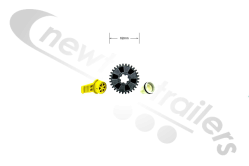 N1003656 Haldex SBS2220 Brake Caliper Adjustment Shaft Kit Haldex ModulT