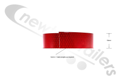 BC70703-1 Red ECE104 Reflexite Reflective Tape