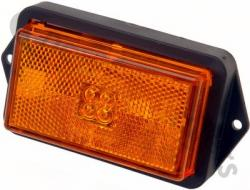 620/01/04  Rubbolite LED Side Marker Lamp Model 620 Lamp - C/W Base Plate / Amber Lens & Bezel