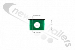 N1004113 Hydraulic Pipe Clamp - 25S Pipe