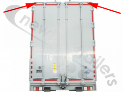 35AWF-000135-04-E Titan Top Door Frame Header Tube 4" X 4" X 96" Long Without Outer Marker Lights