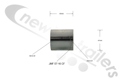 N1004220 Hydraulic Ferrule 1" 4SP 4 Wire for Multispiral hose