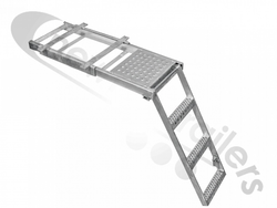 ABUS879/BRGV Rear Underbody Access Step With Platform Ladder 3 Step Pull Out