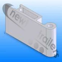 BDICO44041 Knapen Alu Rear Right-Hand Corner Pillar Post Profile 3100mm