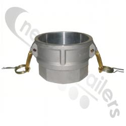 Camlock D400 4 inch FEMALE Camlock Coupling FEMALE 4 inch  For Delivery Hose for Blowing Trailers