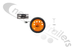 TL44123Y Rubbolite TL44 Indicator Signal Lamp for Titan Trailers