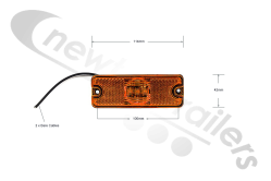 TL/18011Y-4  Rubbloite Trucklite Side Marker For Titan Trailers