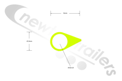 N1005495 Wheel Nut Indicator 32 mm/ Torque Indicator - Yelllow