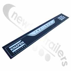 30110658 Knapen Moving Floor Mud Flap (Mudflap) Long Type New Logo