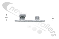 35AWF_000203 Titan Door Lock Rod Keeper
