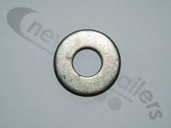 Washer, 1/2" Flat Heavy Duty Titan Door Hinge Washer, 1/2" Flat Heavy Duty