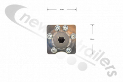 7170040 Cargo Floor Head for Operation Plunger Housing Control Valve 02 Complete