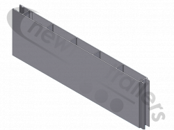BALPR00120  Knapen Aluminium Side Panel Wall Profile Or Plank 478mm Wide - 3100mm Tall - From 2017