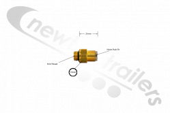6578 Brass Fitting M14 Thread for 10mm Pipe