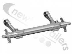 N1006508 DCA Axle - TE5-8N.2040.1000.1350.ILB.6.ET Bare Axle Tube