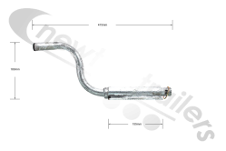 F25433330 Legras Sheet Support Offset Assembly