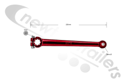84802903 Keith Walking Floor, Running Floor II - Electric On/Off - Handle Only (red)