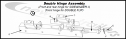 4311 Rear Hinge Assembly, Complete For Donovan Shurco Doubleflip Net System