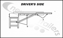 764 Doubleflip Front Weldment UK Drivers Side For Donovan Shurco Doubleflip Net System