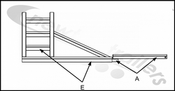 766 Doubleflip Rear Weldment UK Drivers Side For Donovan Shurco Doubleflip Net System