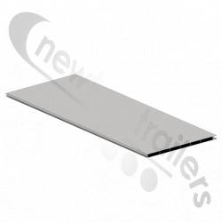 F115102-1830 Aluminium Side Panel Wall Profile Or Body Plank 600mm x LG:1830mm