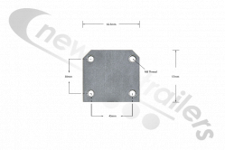 02513002 Keith Walking Floor® Clamp Top Check Valve External