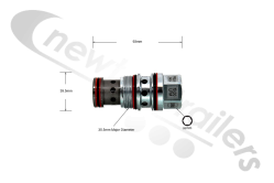 85101042 Keith Walking Floor® CleenSweep® Flow Control Valve FREA-XAN 2.5GPM