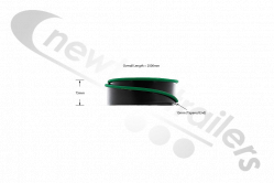 30118732 Knapen Powersheet Spoiler/ Front Rubber Strip