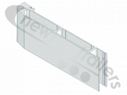 BALPR00186 Knapen Profile For Flush rear Door L= 6000mm