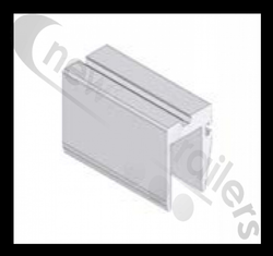 BALPR00318 Knapen Edge Profile Side/Flush Door L=5000mm