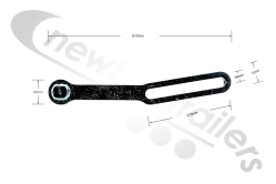 F00430880 Legras 50:50 Net System Arm - UK Nearside