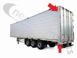 35WF0127-13912L03-D Titan Tall Boy Rear Corner Post Left / Nearside