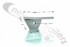 15WF0087-01-B Titan Aggregate Landing Leg Mount Tab - Left