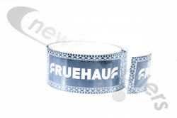 F119667-01 Fruehauf White / Silver Reflective Tape - Sold Per Metre