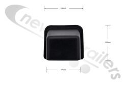 23-REMOTE-20 Dawbarn Black Plastic Remote Receiver Cover