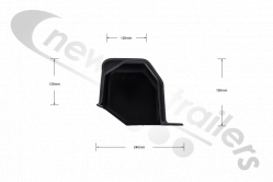 1810830 Dawbarn Hydroclear Pulley Cover For 2 Strap Automatic Roll Over Sheet System