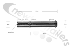 EMAW75-SOS KBF Gearbox 28mm Output Shaft