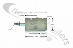 F416441304 Titan Walking Floor® Door Ram Check Valve