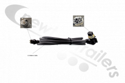 449723023008/17 Wabco EBS E System Sensor Extension Cable with Socket Connection - 2300mm