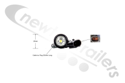 TL34/01/02SSF  Rubbolite Front Marker Lamp TL34 with Superseal Plug - SDC Curtainsider Front Top Marker Light