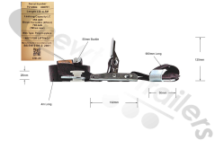 Roller Type Internal Strap SDC Curtainsider Cargo Strap With Roller