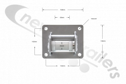 KOF00075730 Legras Moving Headboard Winch Assembly