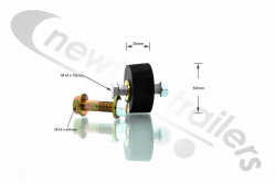 55WF0191_01_A Titan Hood Rear Rolled Sheet Header Spacer Profile for Aggregate Trailer