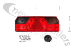 25-5400-501 Aspoeck Tail Lamp EUROPOINT I - R/H Lamp With 7 Pin Connector Plug