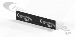 newtonlogo2400x350 Newton Trailers Long Type Mudflap 2400 x 350