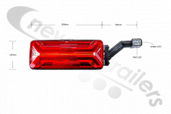 25-4120-021 Aspoeck EcoLED II Offside 7-Pin+4x 2 pole ASS2 with Superpoint IV Outline Marker