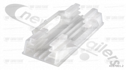4107001.2 Cargo Floor Plank Nylon Bearing Glider for 100mm Crossmembers 25x25mm - WITHOUT FEET